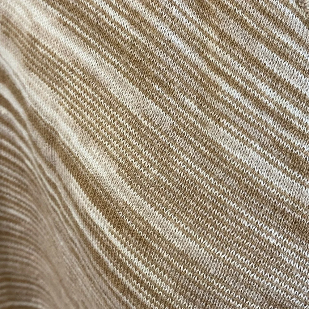 Michael Kors Cardigan Waterfall Open Front Tan Size Large - Picture 2 of 5